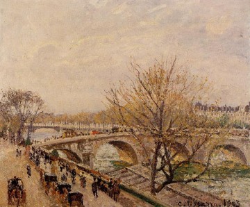  1903 Lienzo - El Sena en París Pont Royal 1903 Camille Pissarro Paisajes arroyo